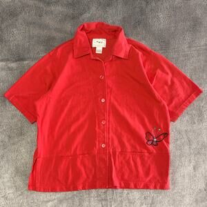 Vintage Country Wear Classics Embellished Butterfly Blouse